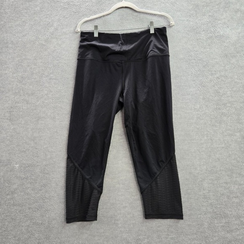 Victoria Sport Women Activewear Pants‎ Large Black Capri Yoga Workout